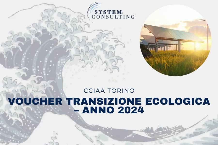 CCIAA TORINO: VOUCHER TRANSIZIONE ECOLOGICA – ANNO 2024